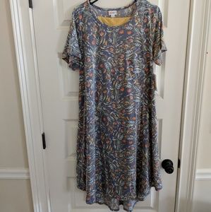 LuLaRoe Carly xl with TC Leggings